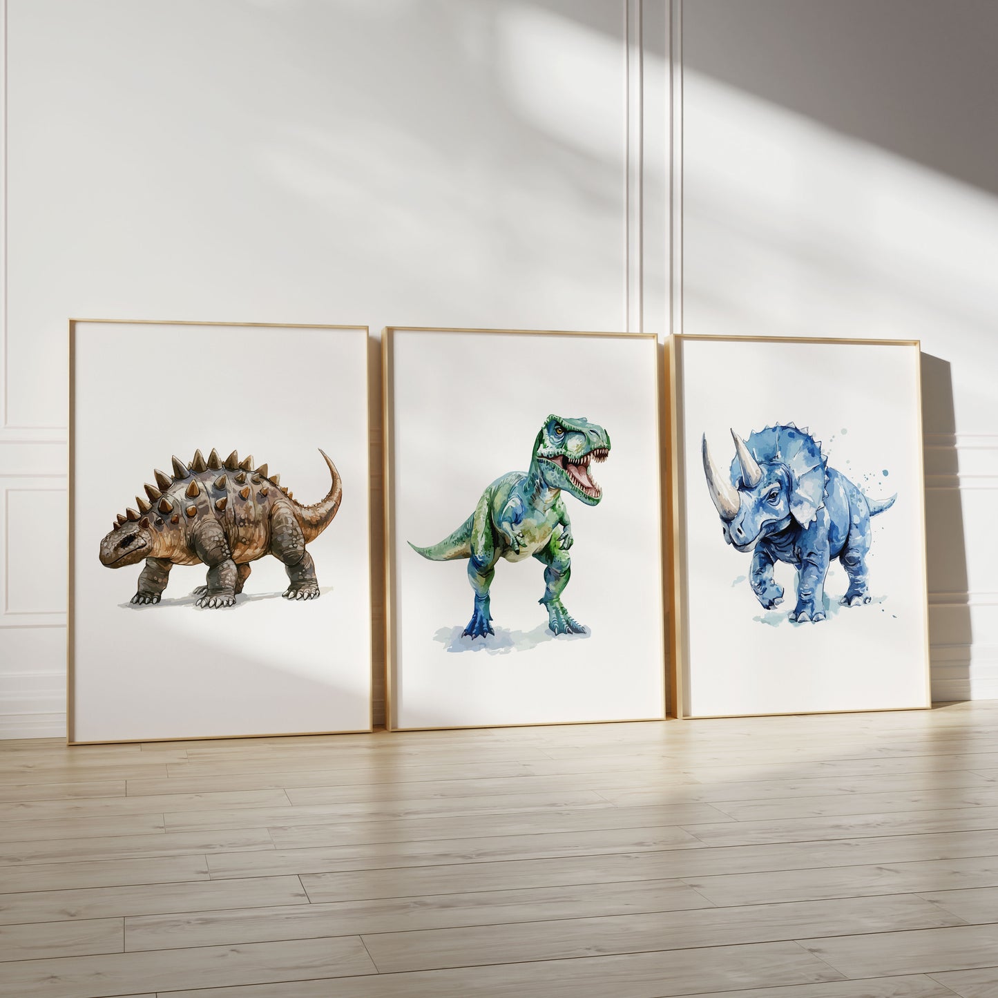 Set of 3 Dinosaur Posters