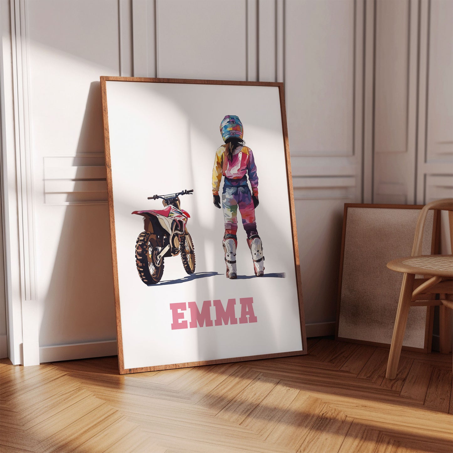 Motocross Prints, Dirt Bike Prints, Motorcycle Print, Motocross Wall Art, Dirt Bike Wall Art, Girls Bedroom Decor, Girls Motocross Posters