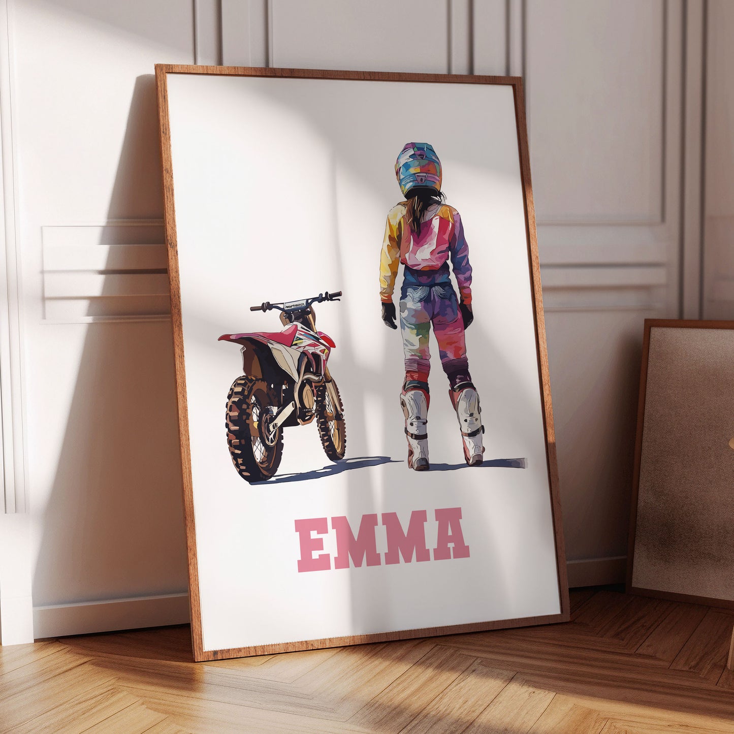 Motocross Prints, Dirt Bike Prints, Motorcycle Print, Motocross Wall Art, Dirt Bike Wall Art, Girls Bedroom Decor, Girls Motocross Posters