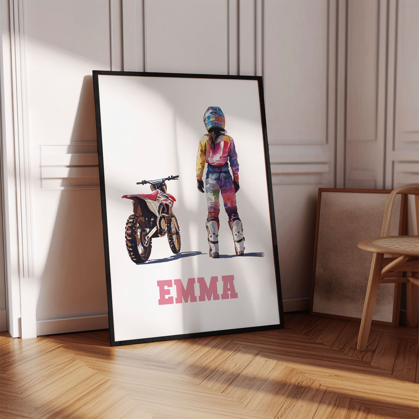 Motocross Prints, Dirt Bike Prints, Motorcycle Print, Motocross Wall Art, Dirt Bike Wall Art, Girls Bedroom Decor, Girls Motocross Posters