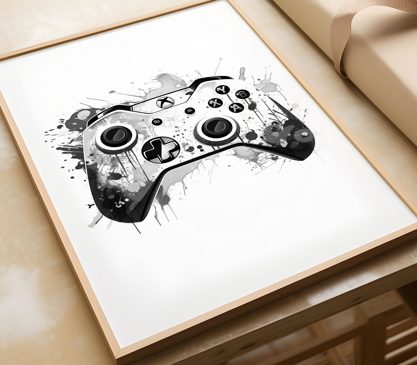 Set of 3 Gaming Prints Graffiti Wall Art
