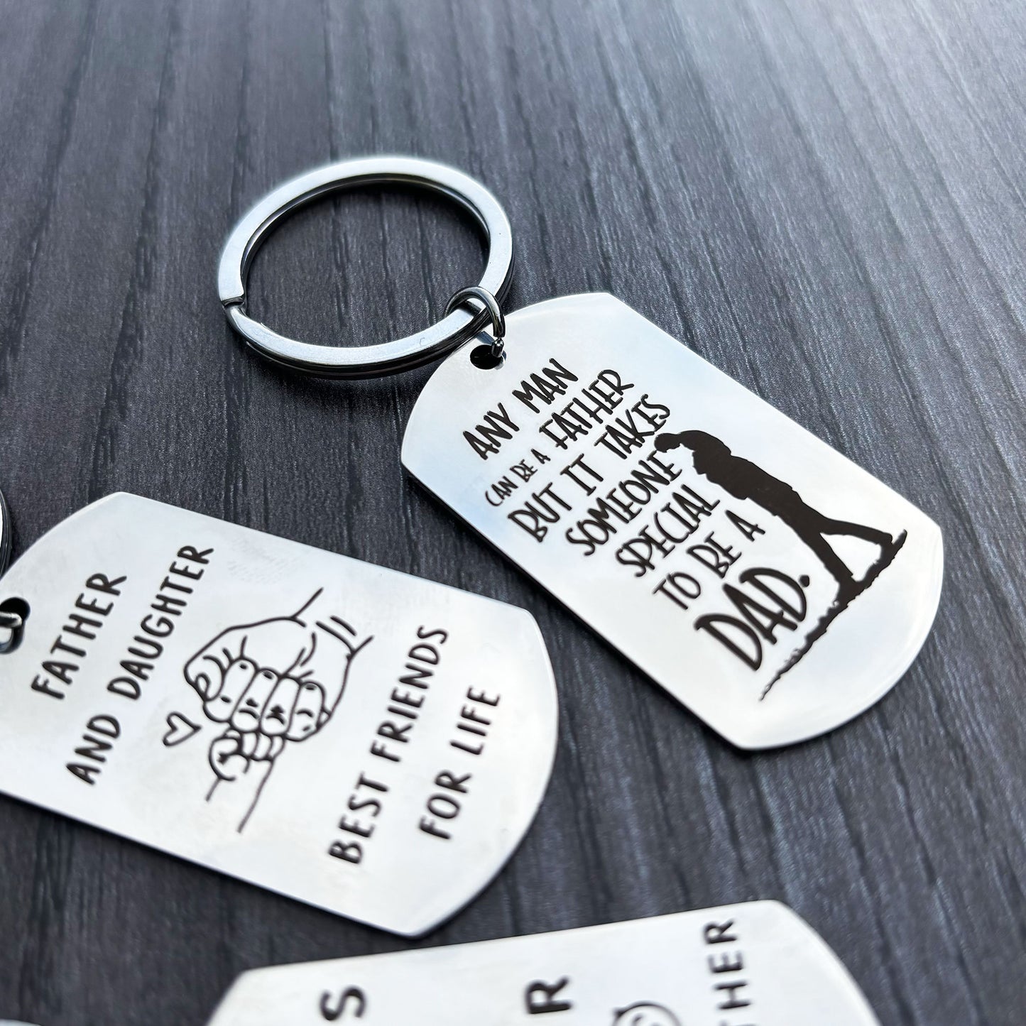 Fathers Day Gift, Dad Gift, Gift for Dad, Dad Birthday Gift, Gift for Men, Dad Keyring, Father Daughter Gift, Daddy Keyring, Step Dad Gifts