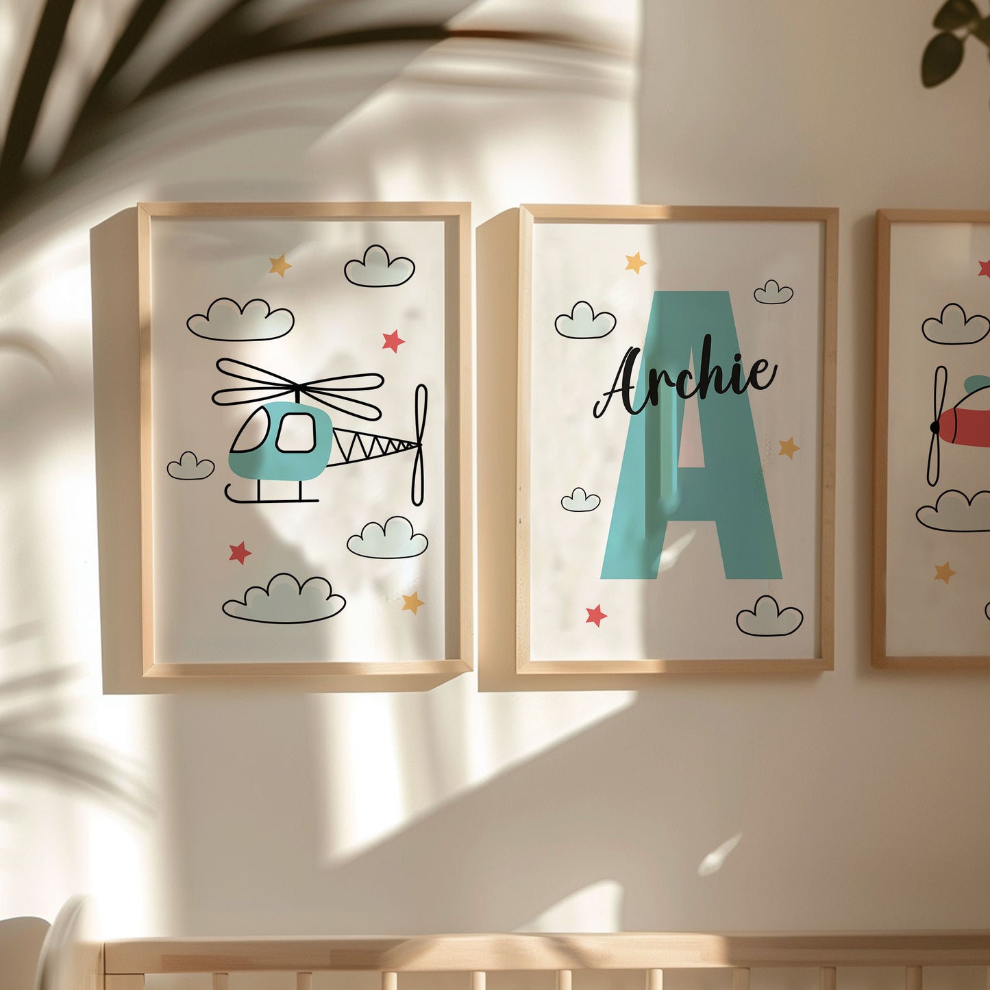 Airplane Set of 3 Prints