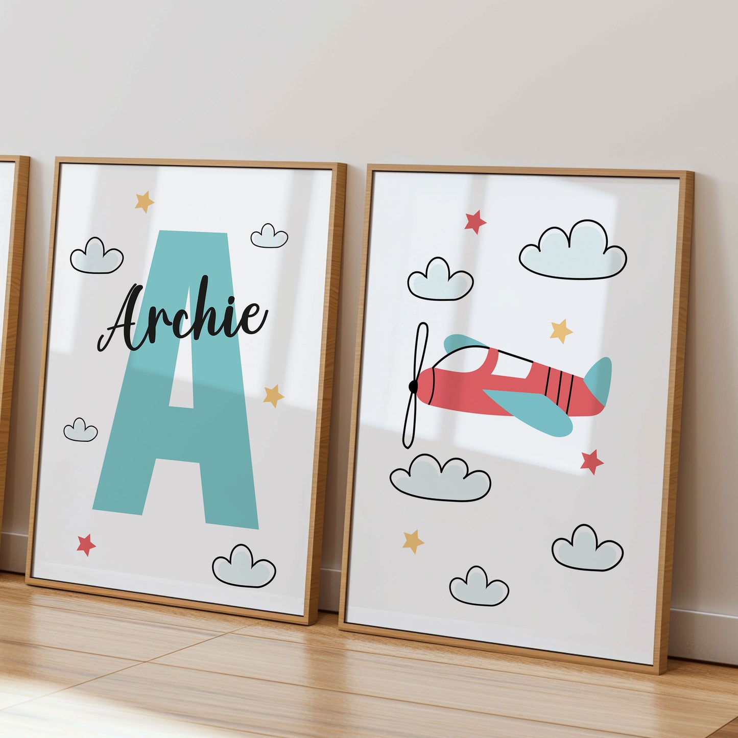 Airplane Set of 3 Prints