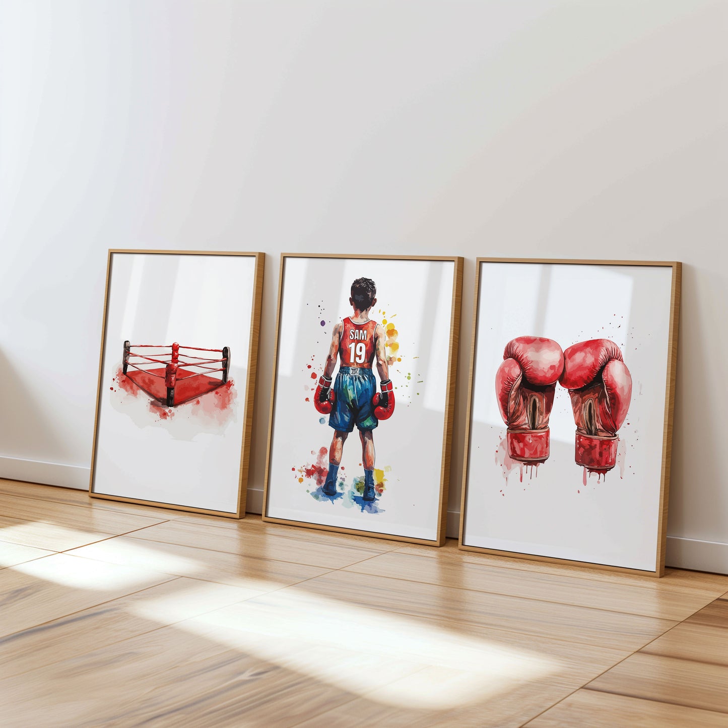 Personalised Boxing Ring Prints