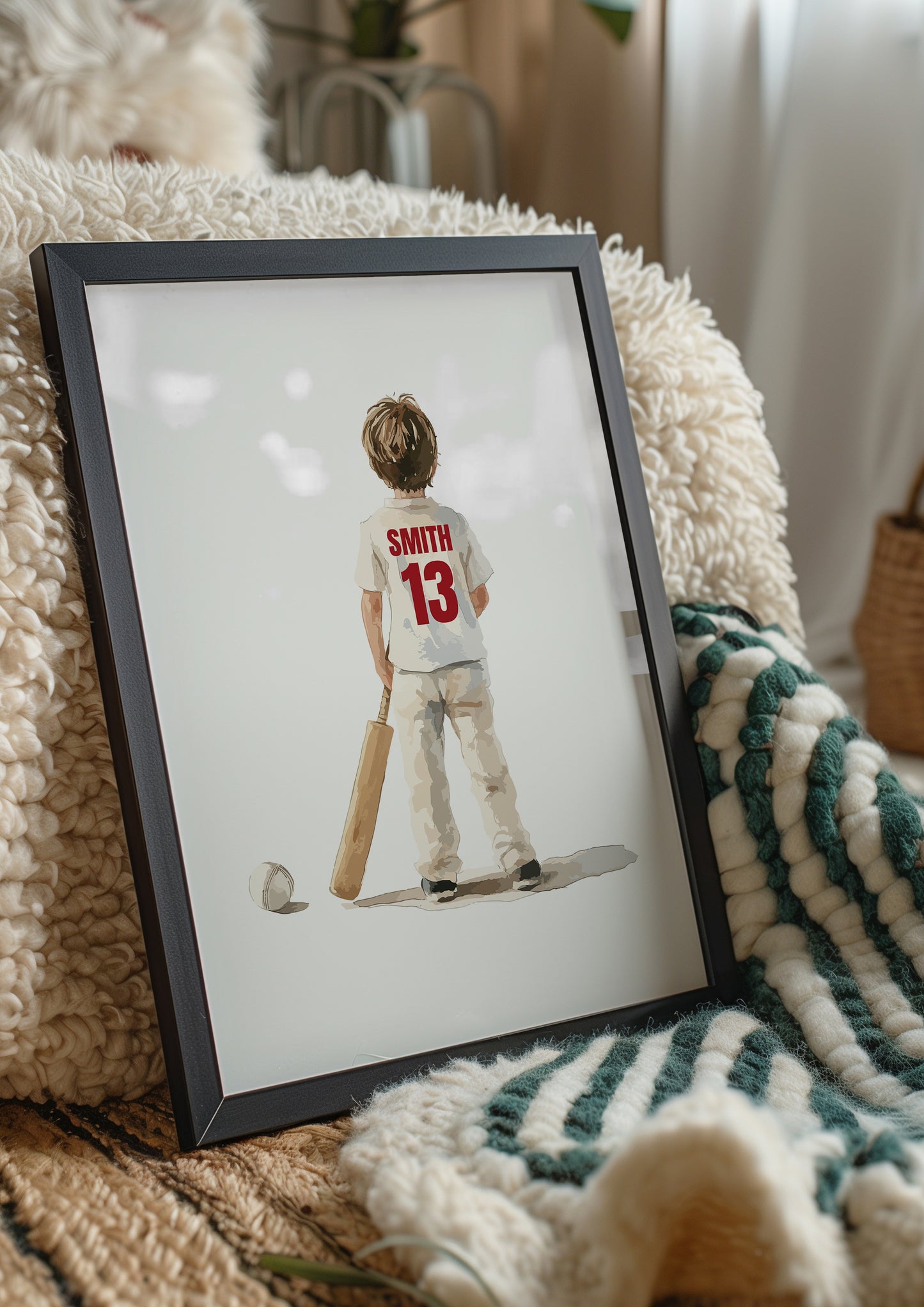 Cricket Prints, Cricket Gifts for Boys, Boy Cricket Poster, Personalised Cricket Wall Art, Cricket Prints, Cricket Print Set, Cricket Player