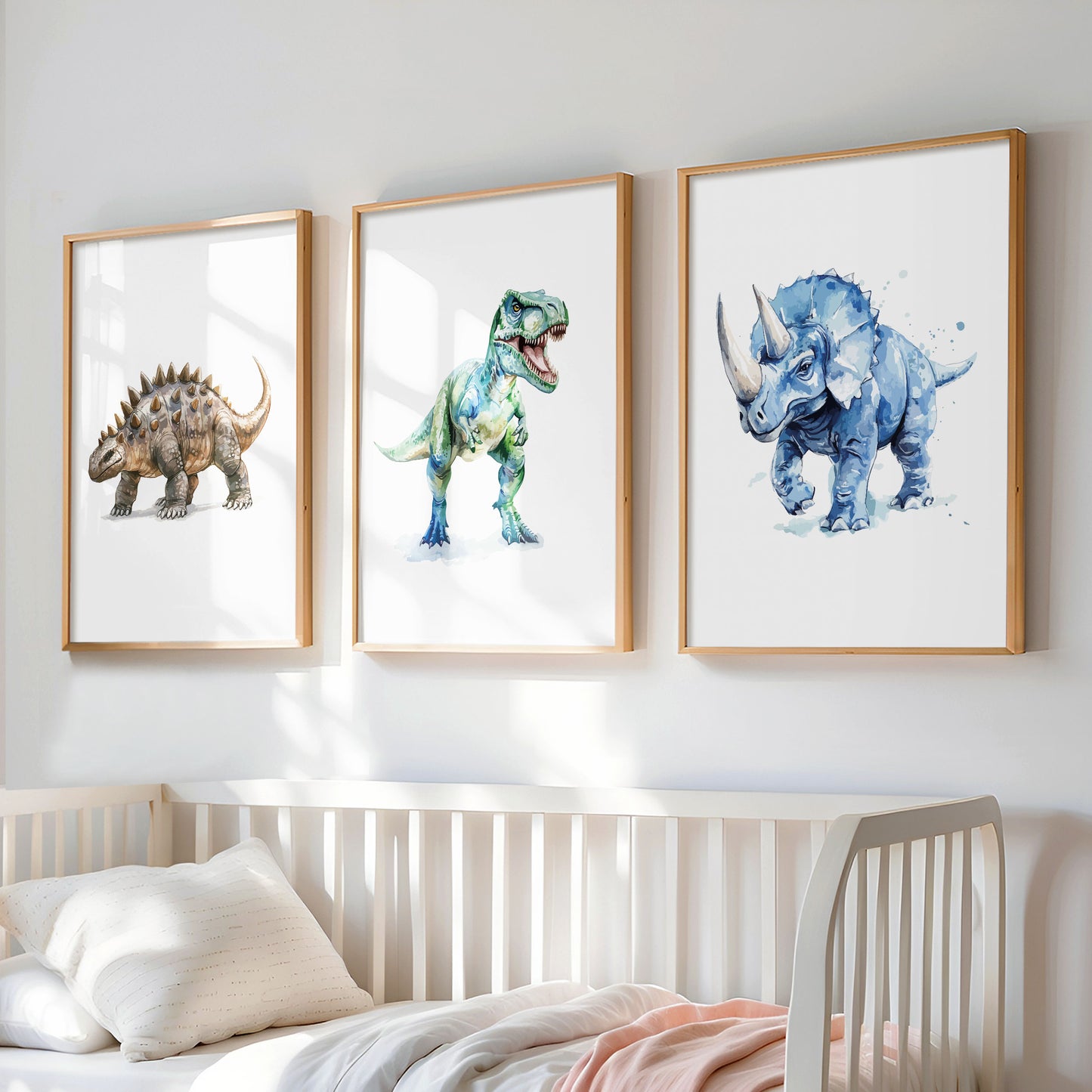 Set of 3 Dinosaur Posters