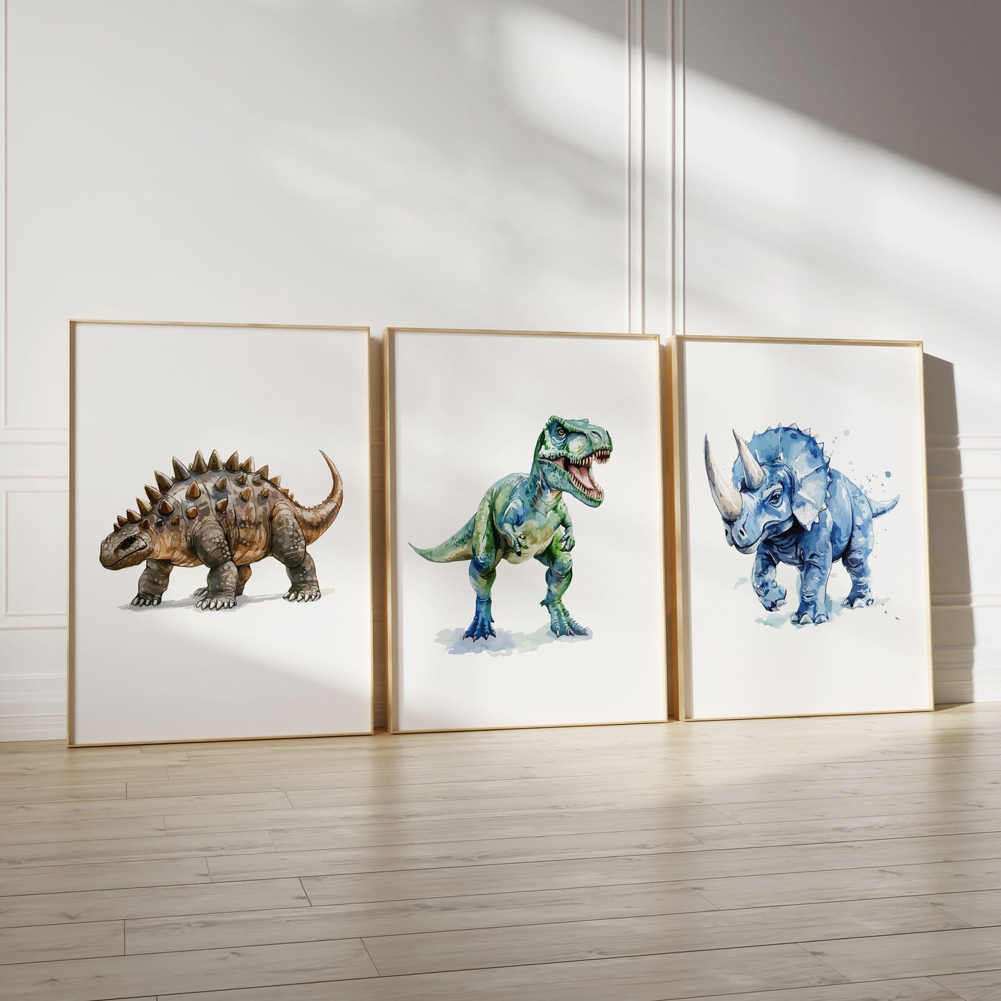 Set of 3 Dinosaur Posters