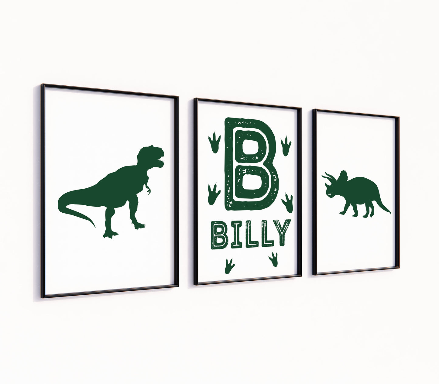 Set of 3 Dinosaur Posters