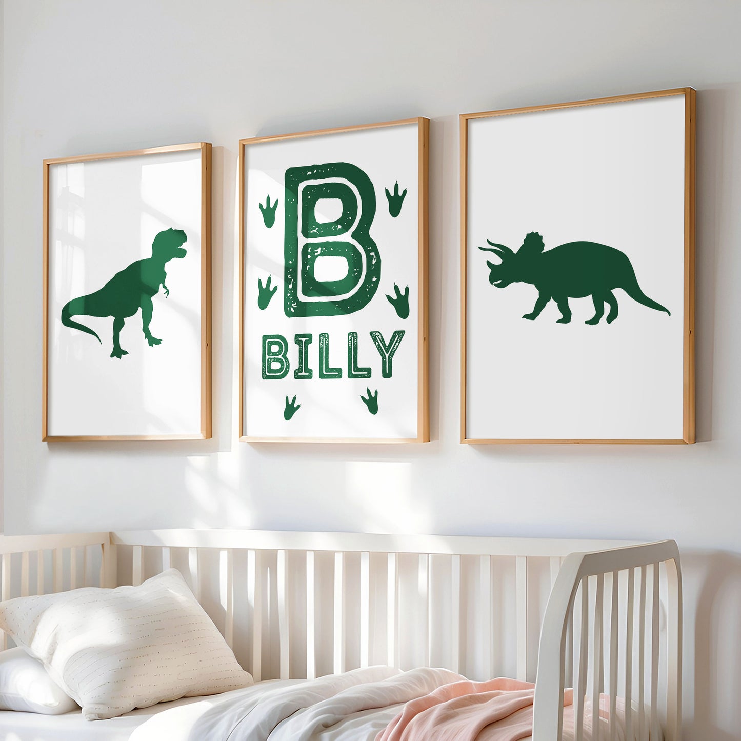 Set of 3 Dinosaur Posters