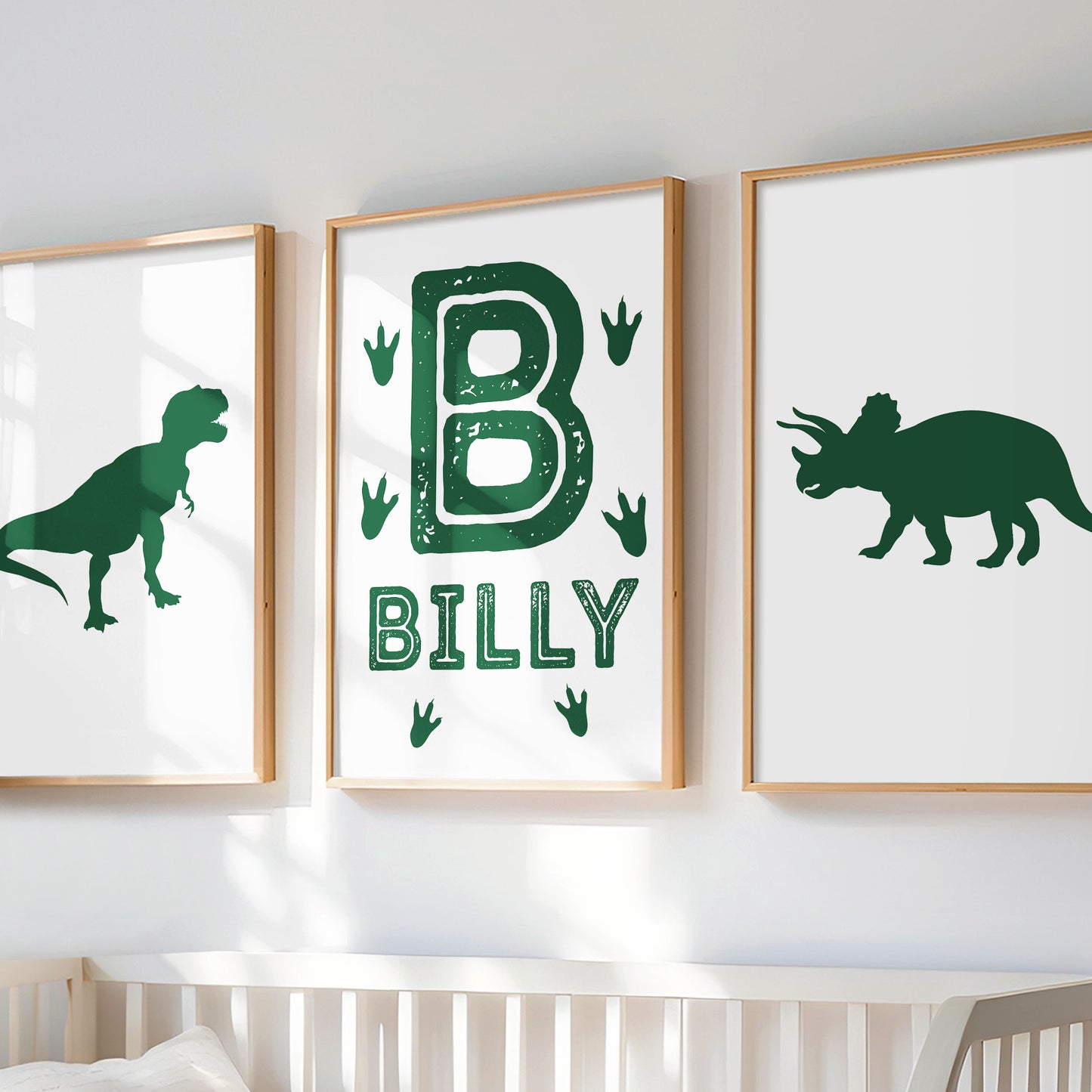 Set of 3 Dinosaur Posters