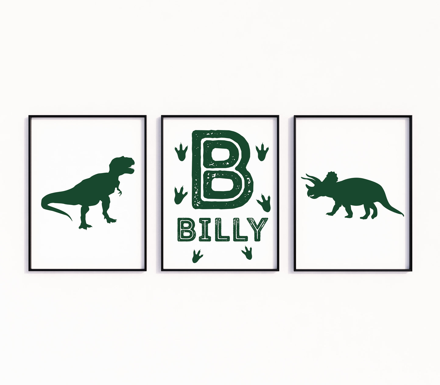 Set of 3 Dinosaur Posters