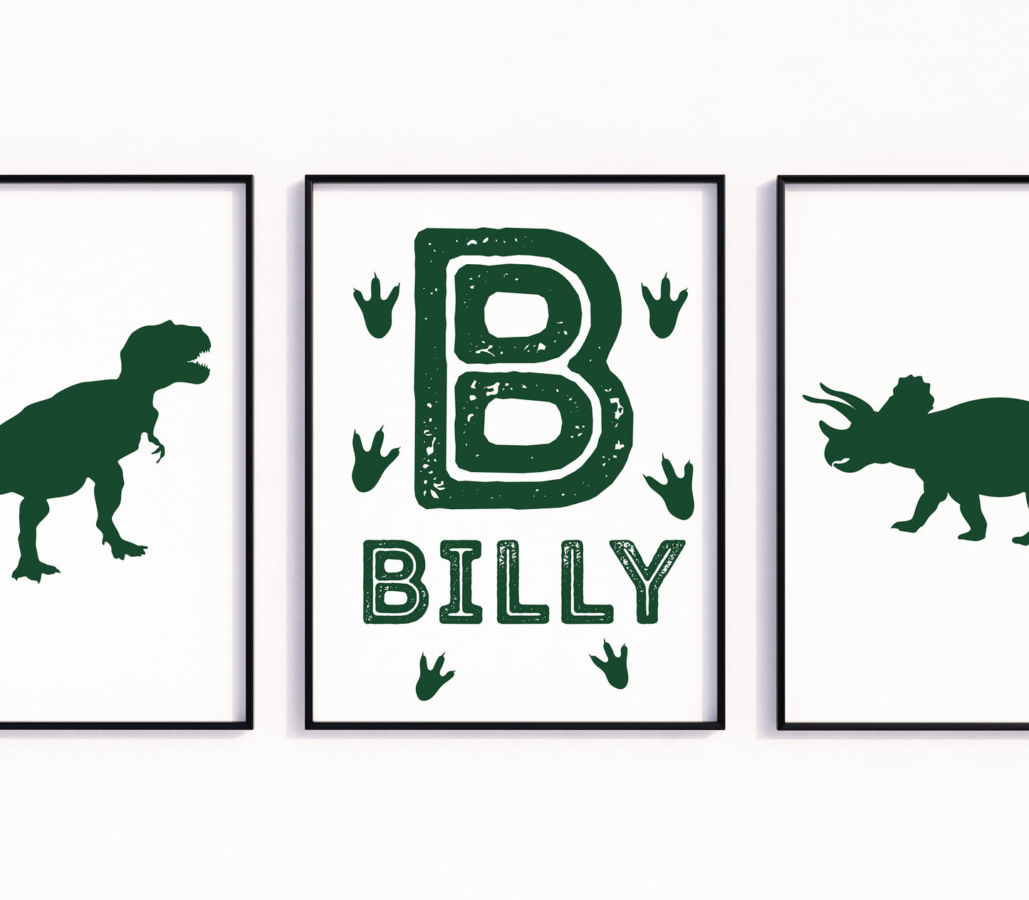 Set of 3 Dinosaur Posters