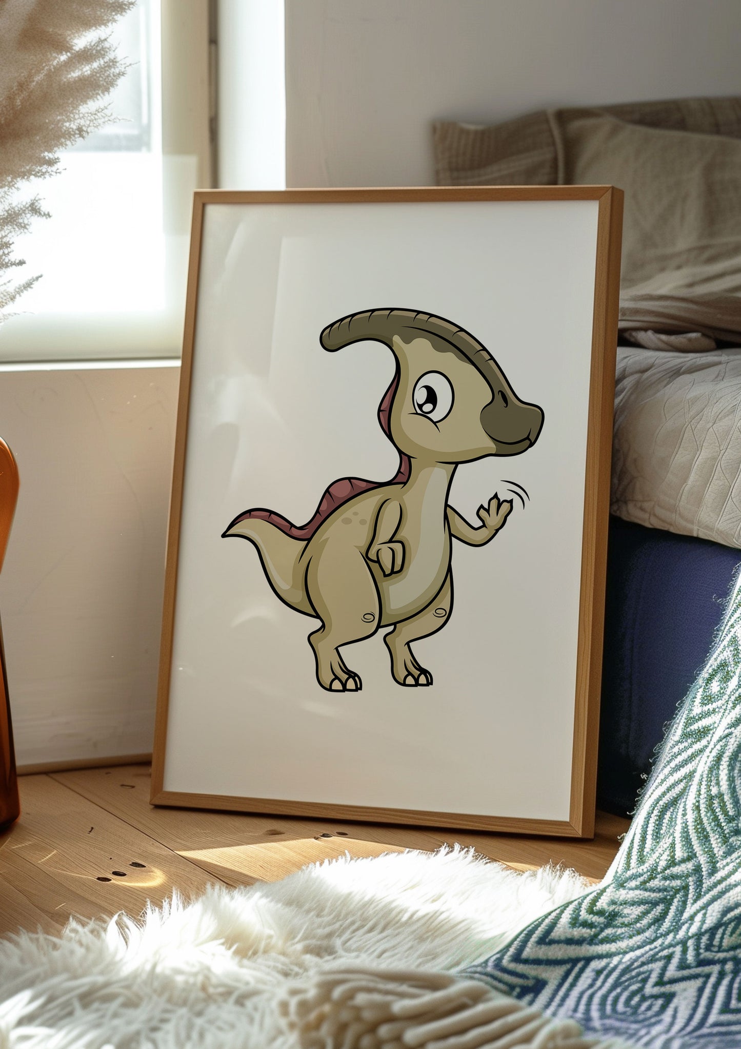 Personalised Dinosaur Theme Nursery Prints