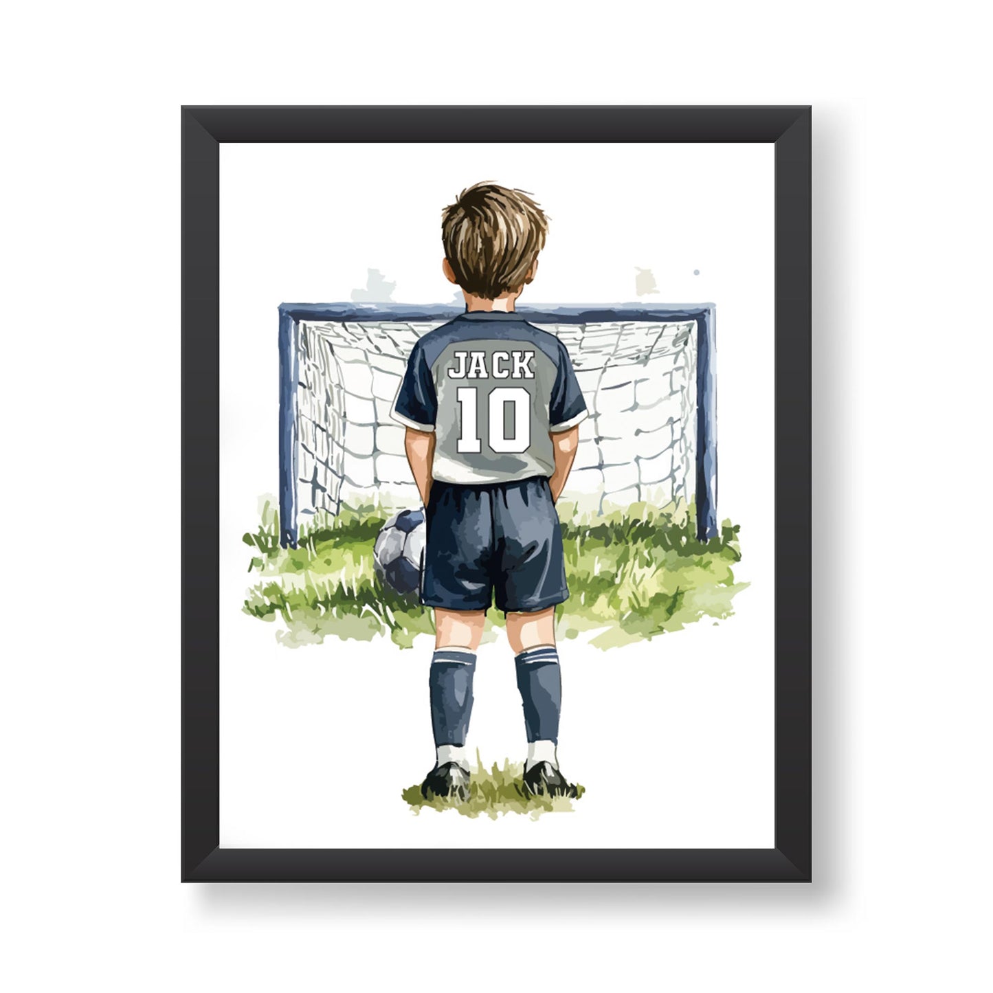 Personalised Football Wall Art For Boys