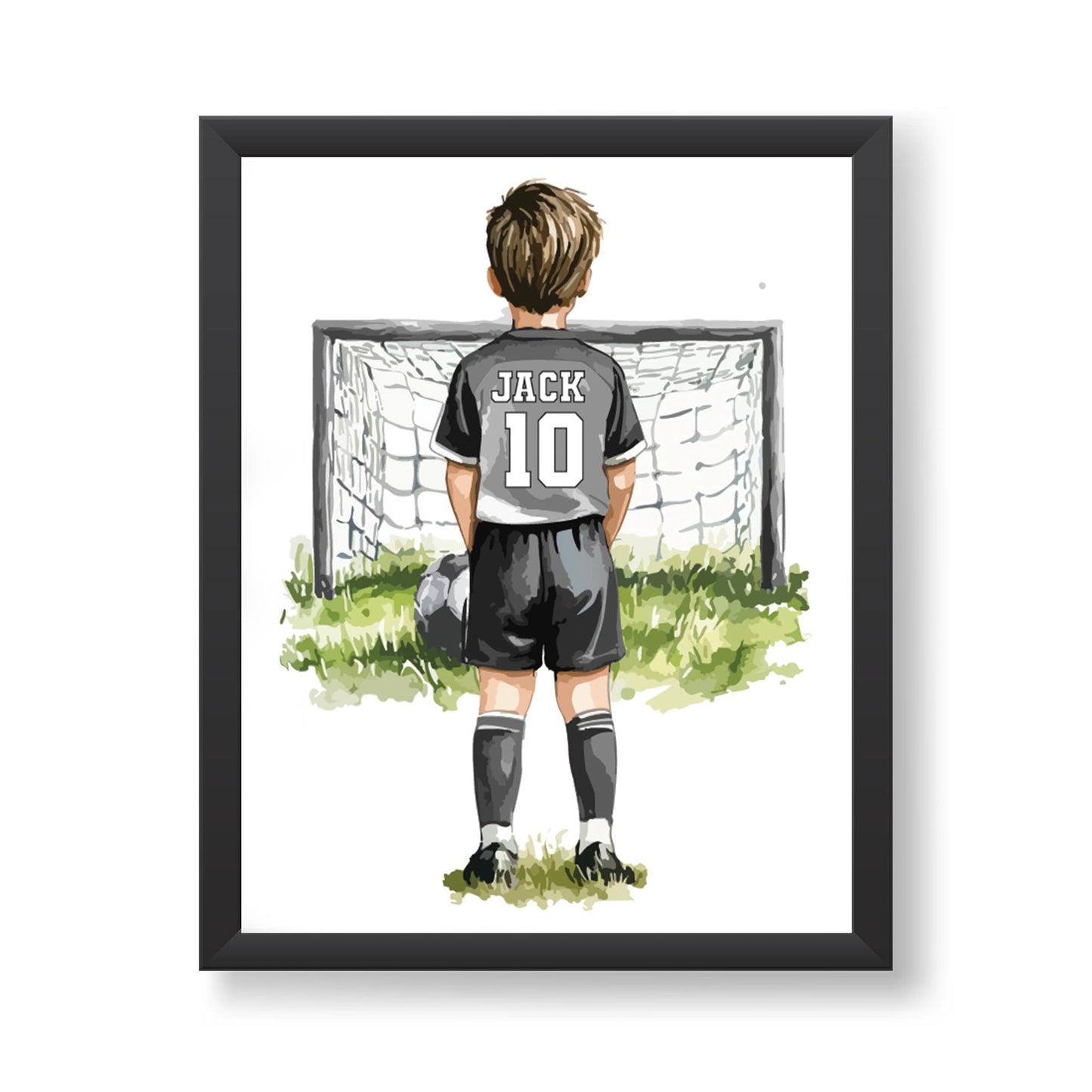 Personalised Football Wall Art For Boys