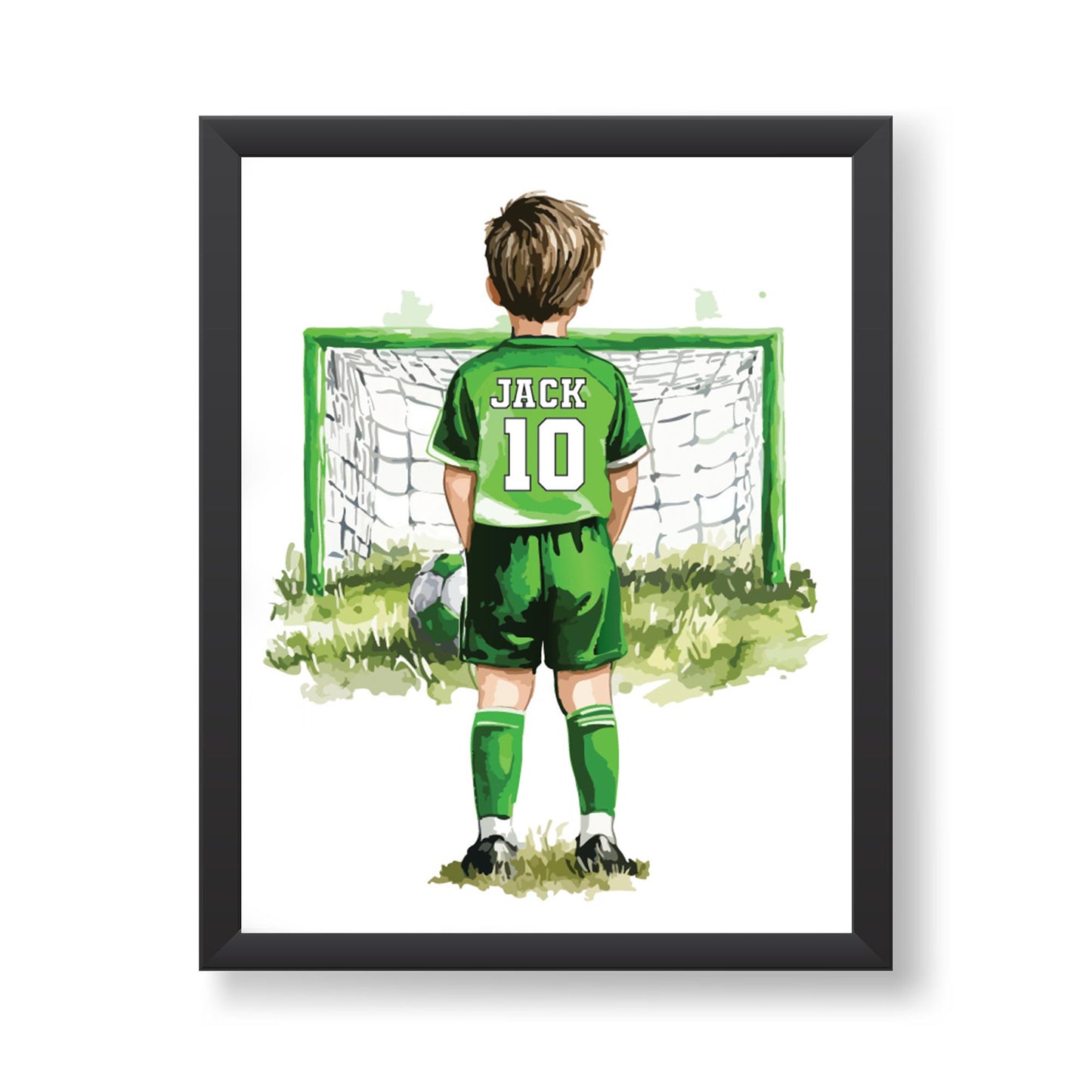 Personalised Football Wall Art For Boys