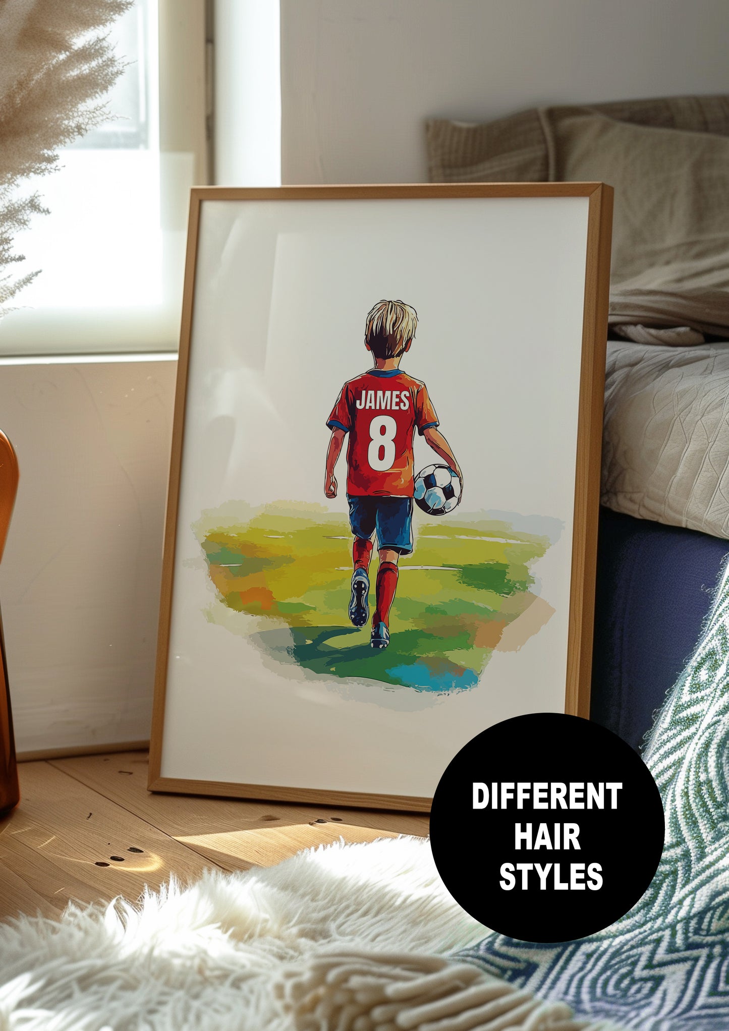 Football Wall Art Print For Boys And Girls