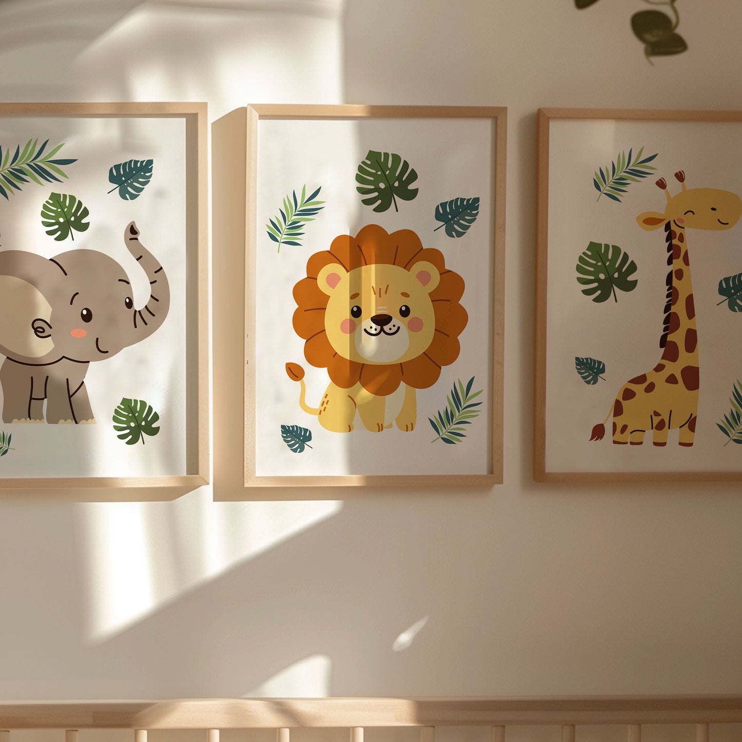 Safari Nursery Wall Prints, Boho Nursery Prints, Nursery Prints, Nursery Wall Art, Nursery Decor, Cute Animal Prints, Son Daughter Gift