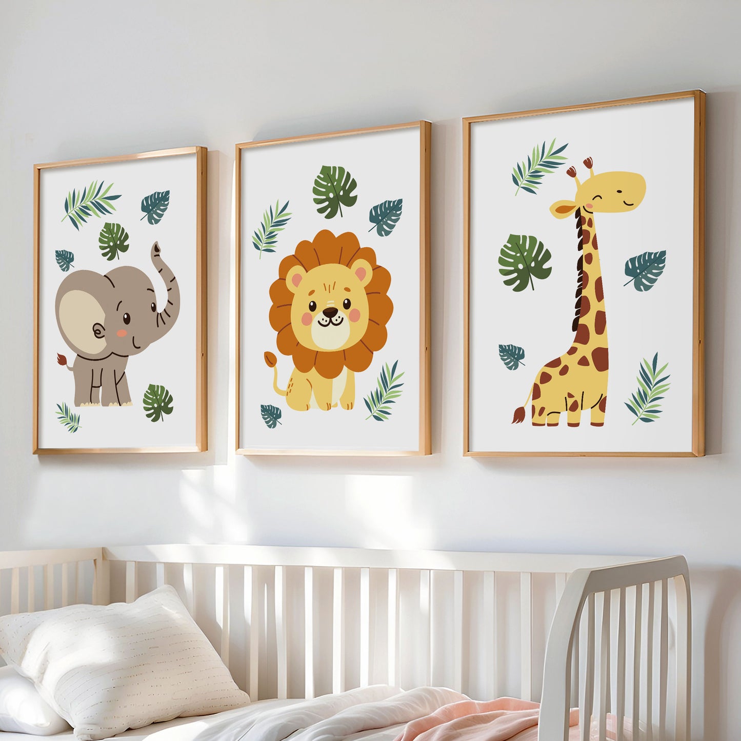 Safari Nursery Wall Prints, Boho Nursery Prints, Nursery Prints, Nursery Wall Art, Nursery Decor, Cute Animal Prints, Son Daughter Gift