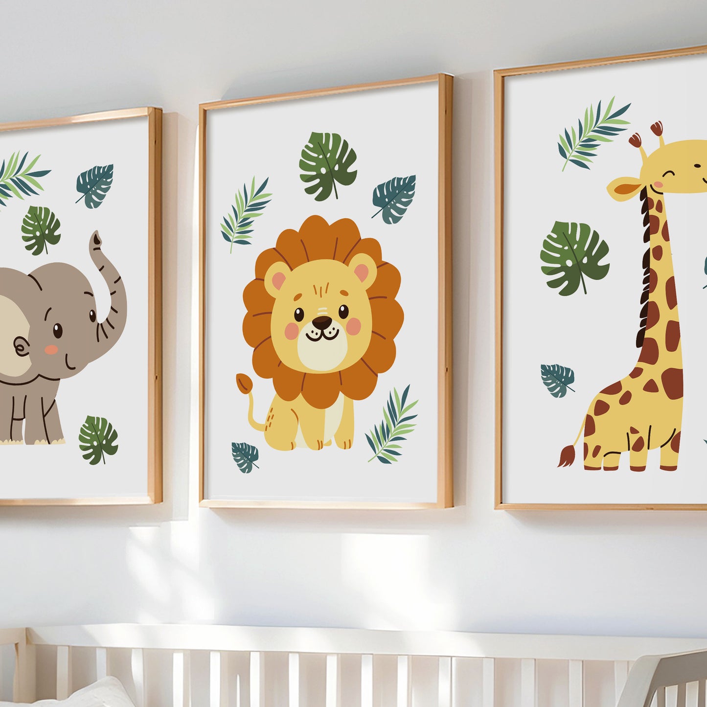 Safari Nursery Wall Prints, Boho Nursery Prints, Nursery Prints, Nursery Wall Art, Nursery Decor, Cute Animal Prints, Son Daughter Gift