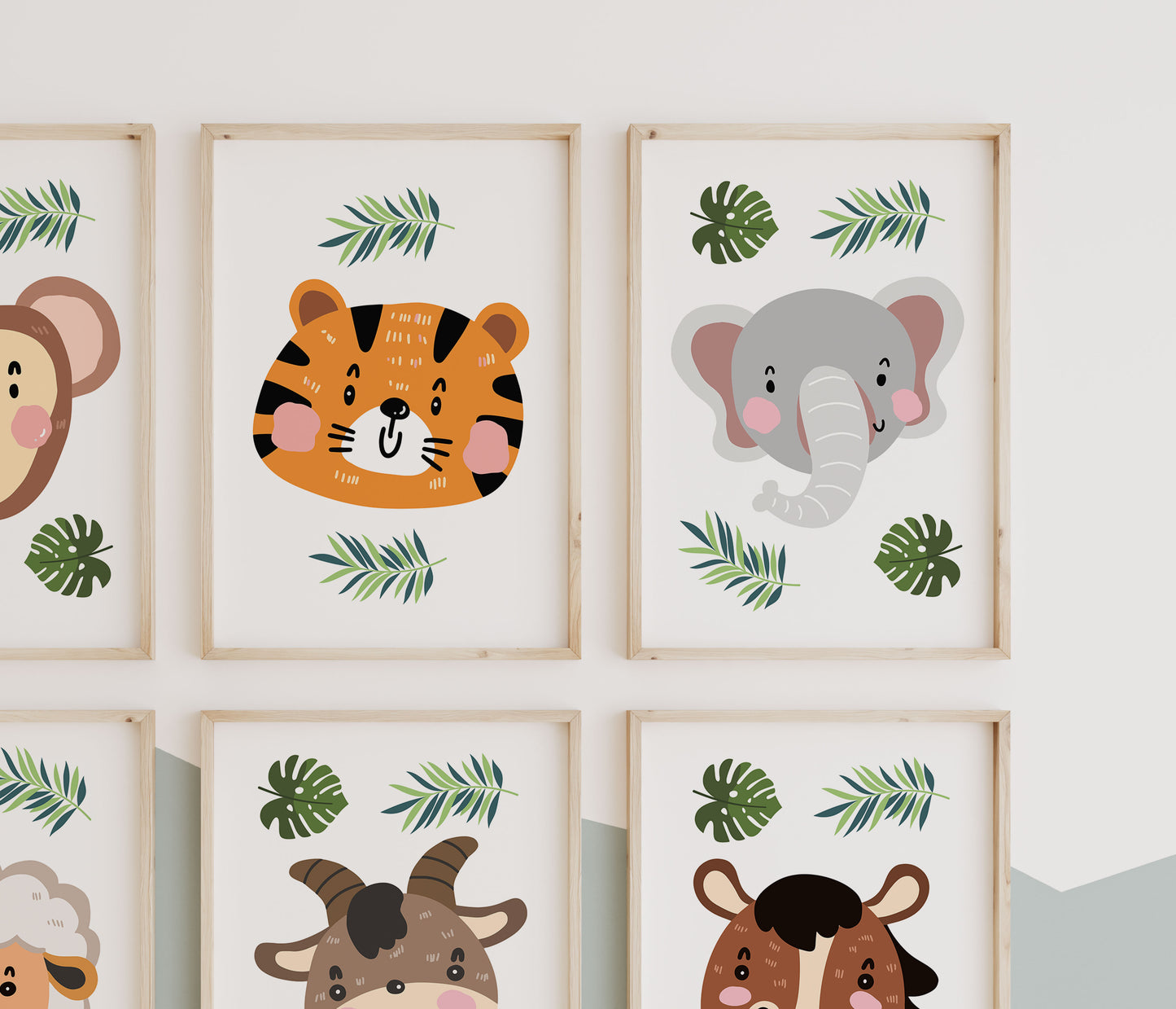 Safari Nursery Wall Prints, Boho Nursery Prints, Nursery Prints, Nursery Wall Art, Nursery Decor, Cute Animal Prints, Son Daughter Gift