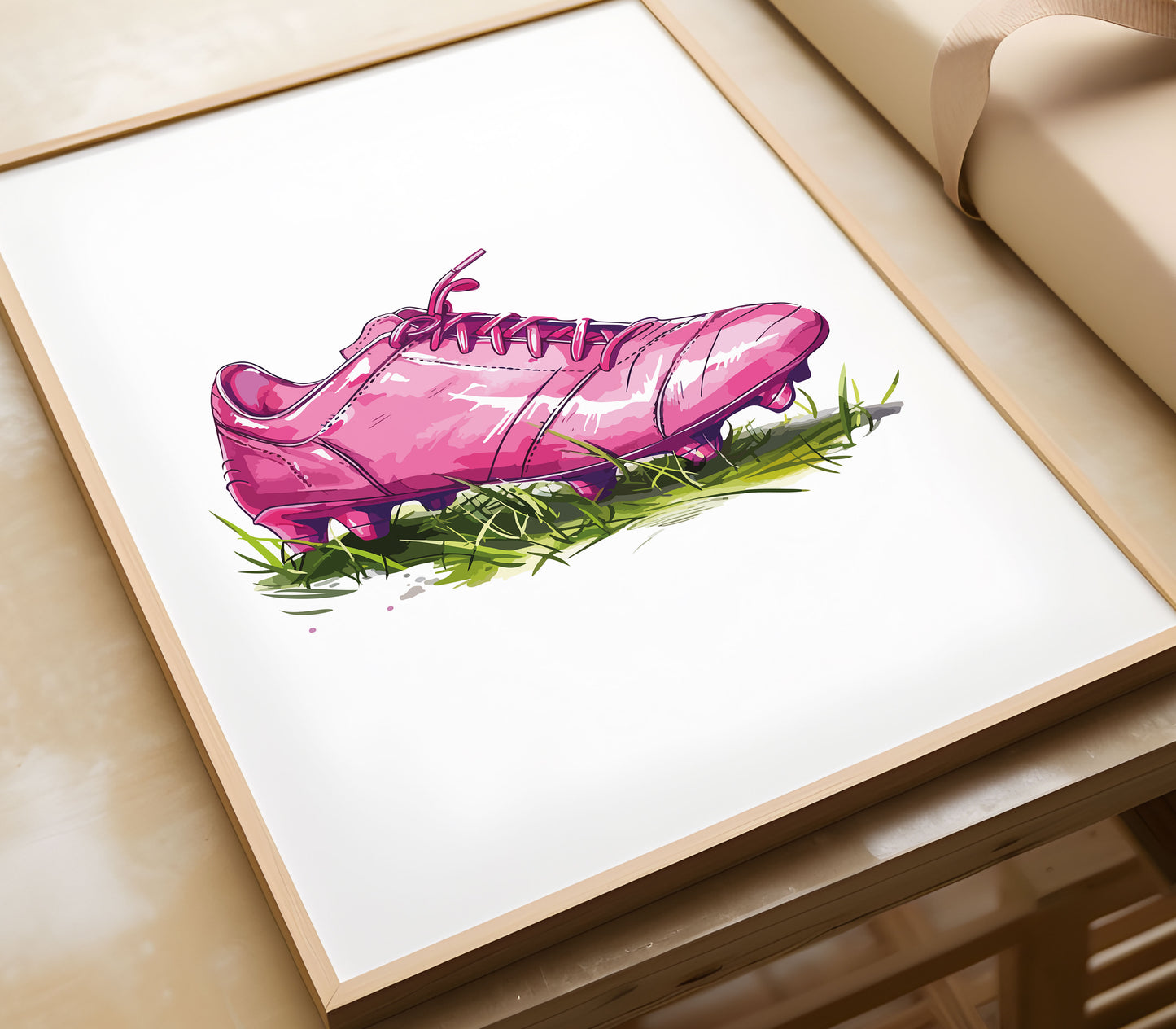 Football Prints for Girls, Set of 3 Prints, Girl Football Player Gift, Art Print, Football Wall Art, Football Room Decor,Girls Bedroom Print