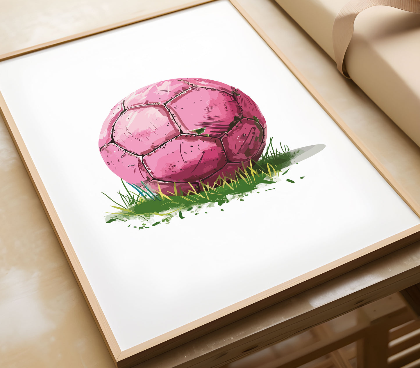 Football Prints for Girls, Set of 3 Prints, Girl Football Player Gift, Art Print, Football Wall Art, Football Room Decor,Girls Bedroom Print