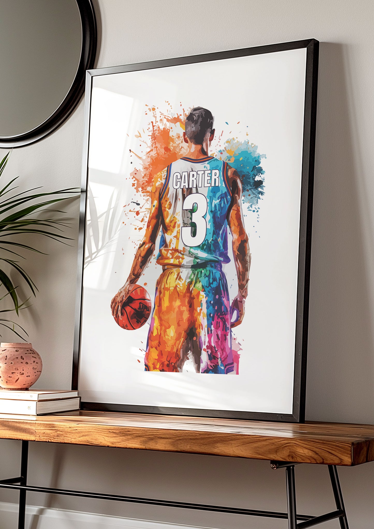 Custom Single Basketball Print