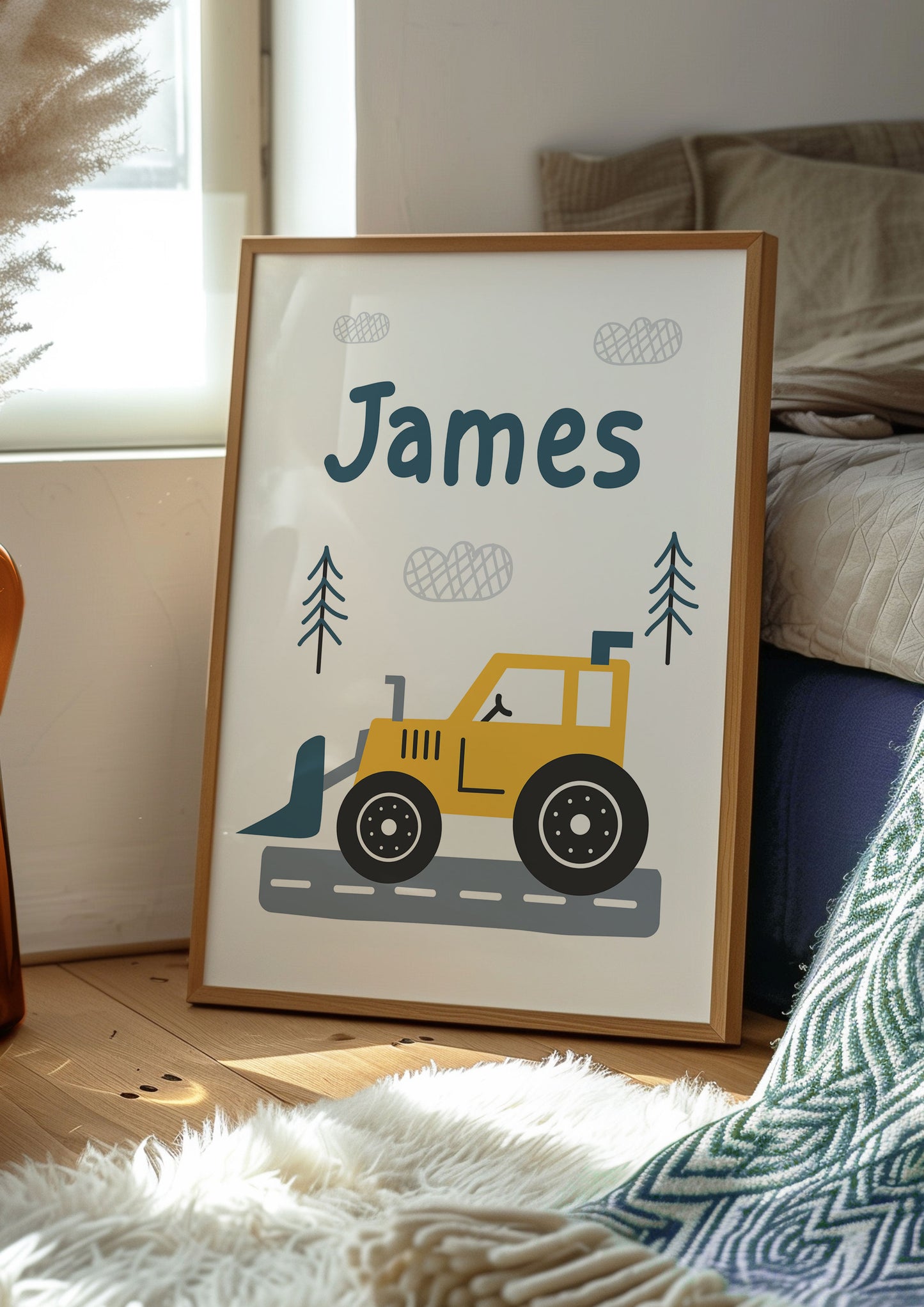 Set of 6 Vehicle Nursery Prints