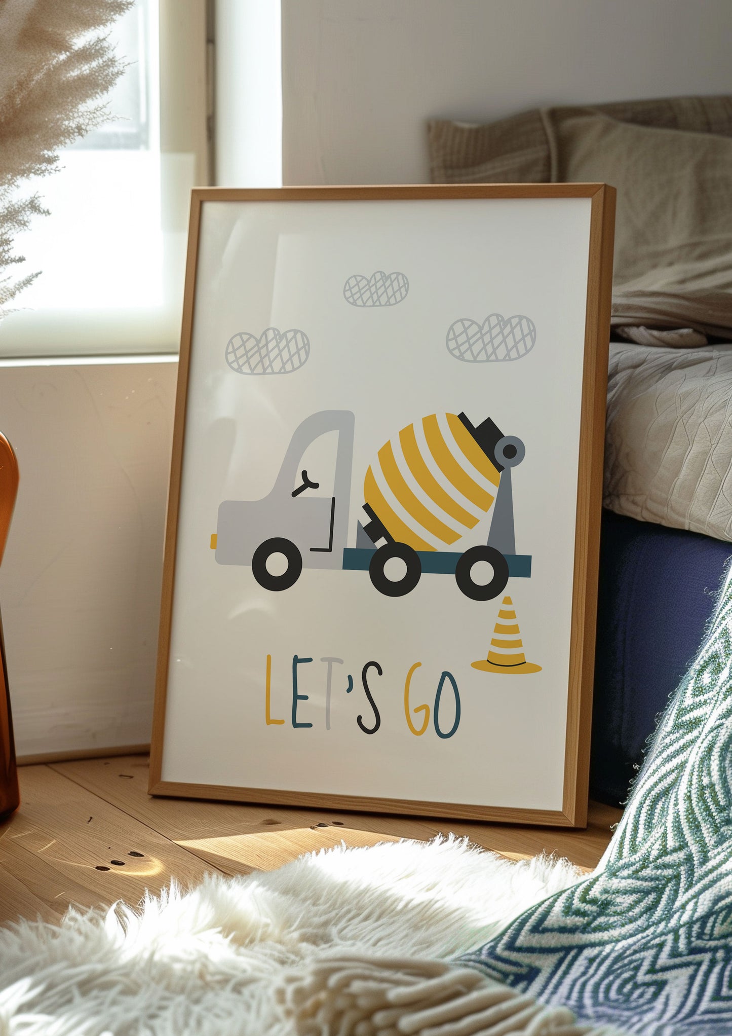 Set of 6 Vehicle Nursery Prints