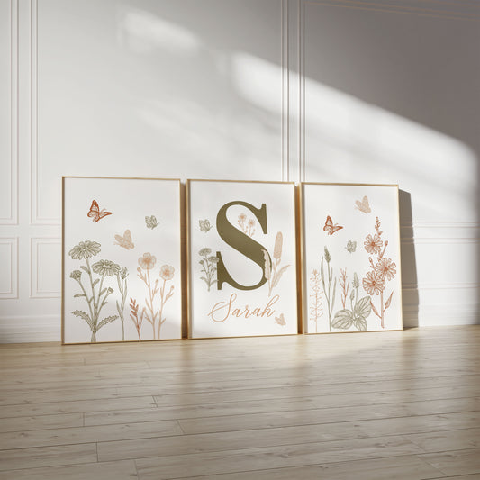 Wildflower Nursery Prints