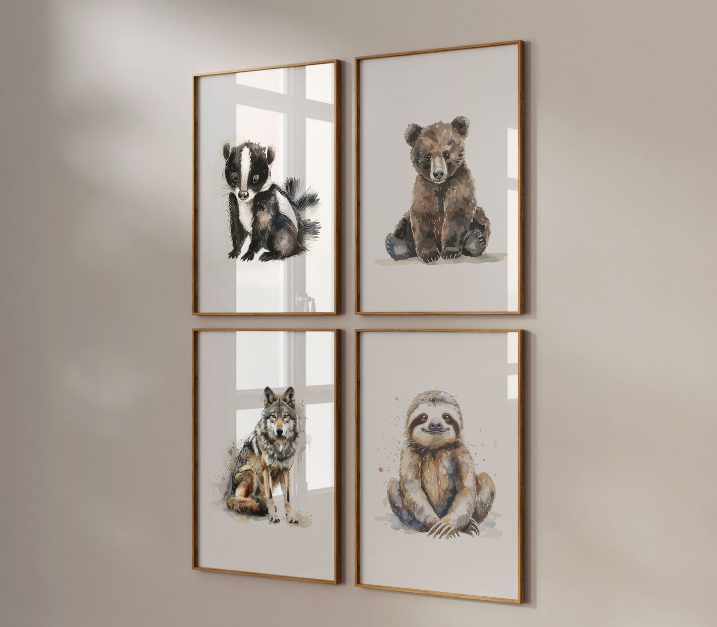 Woodland Nursery Prints Baby Room Decor