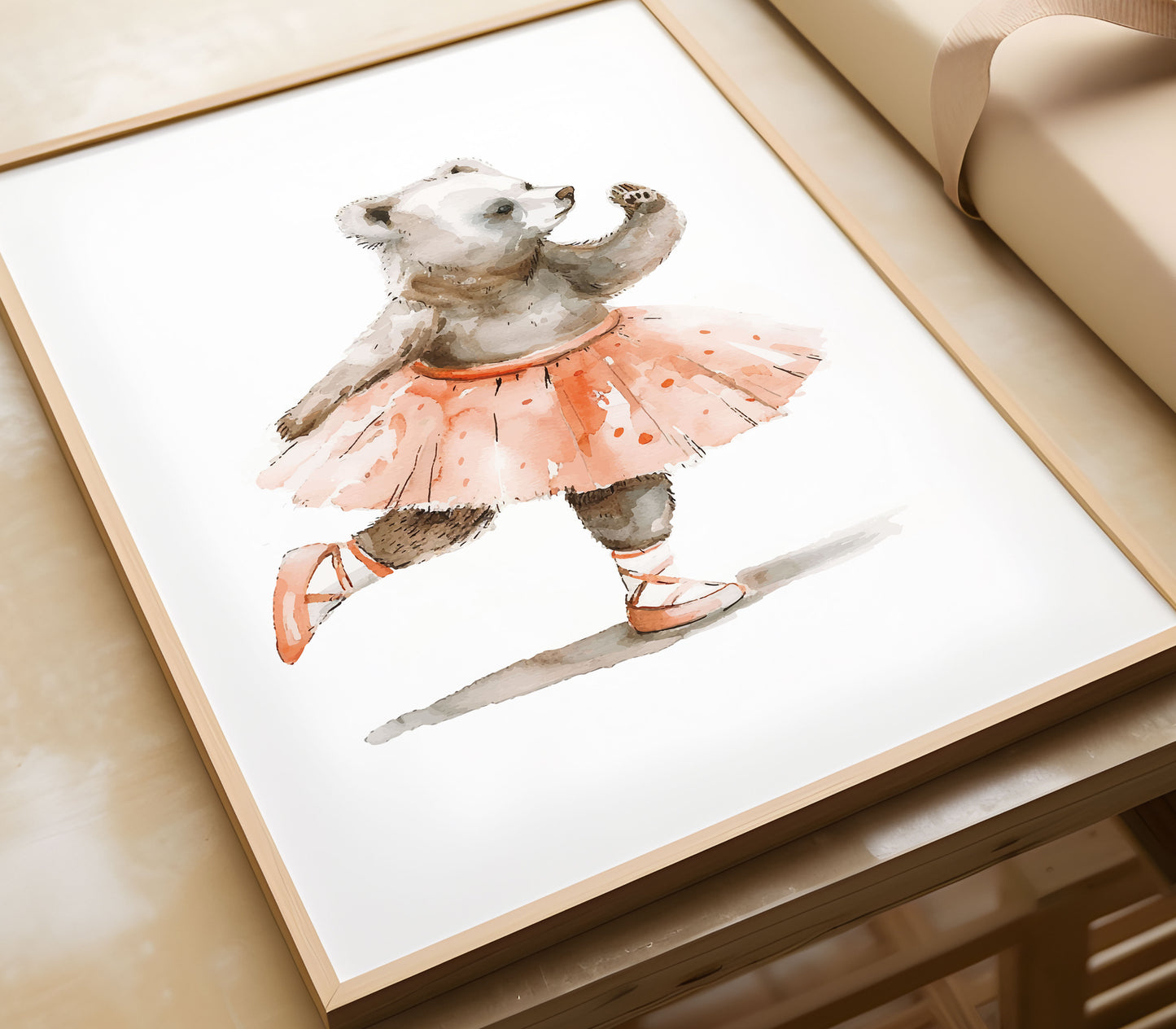 Set of 3 Girls Ballet Nursery Prints