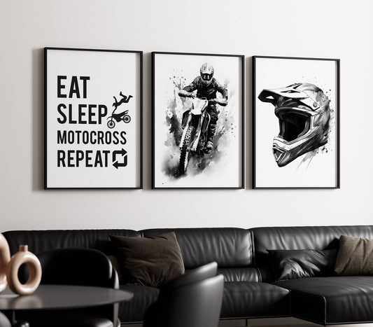Dirt Bike Wall Art