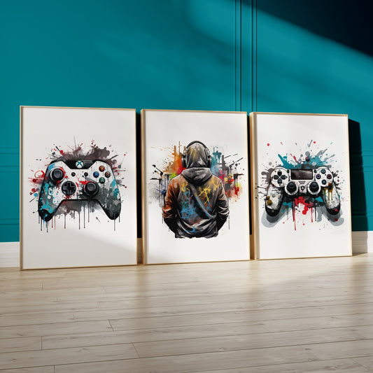 Set of 3 Gaming Prints