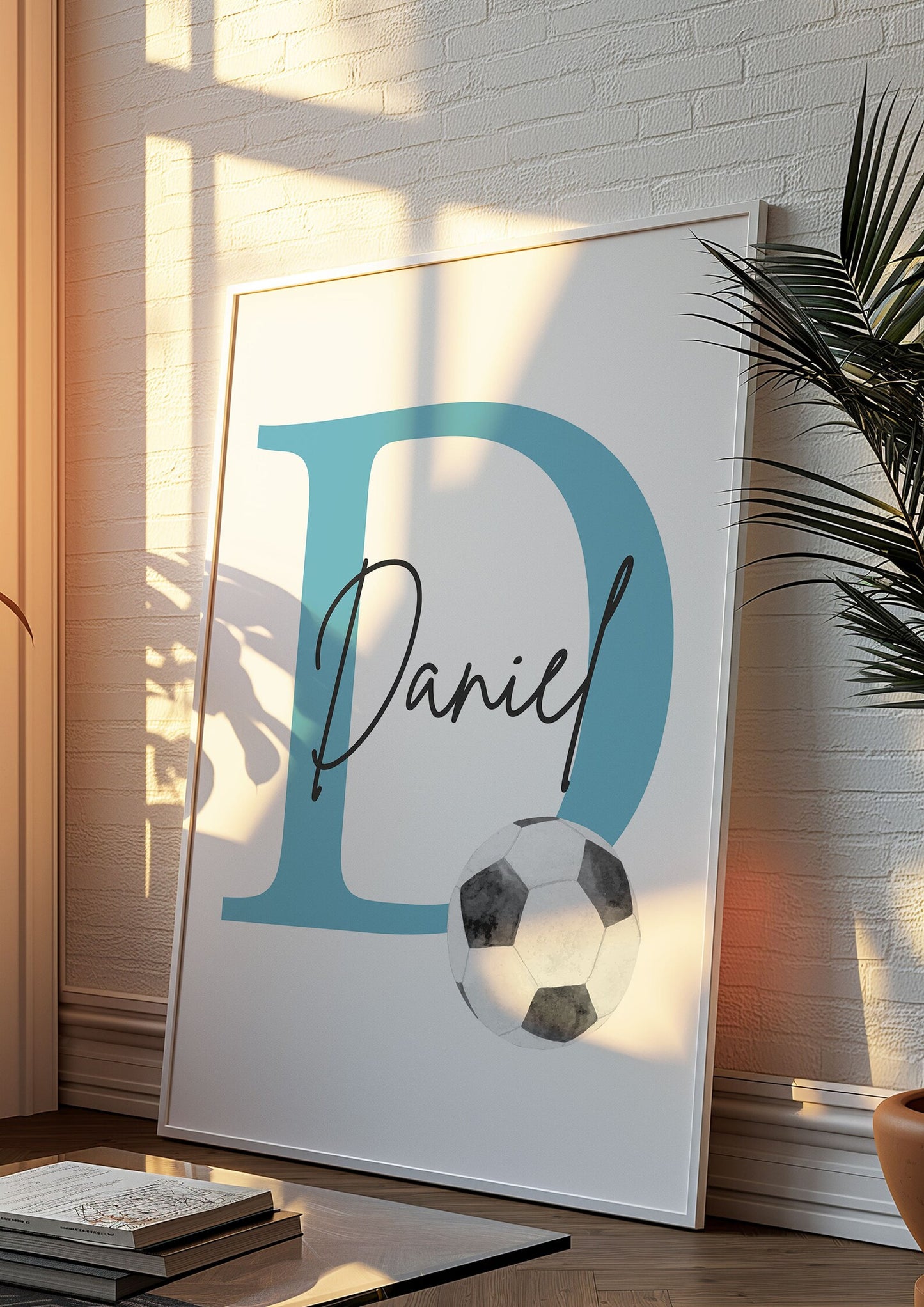 Football Personalised Name Print