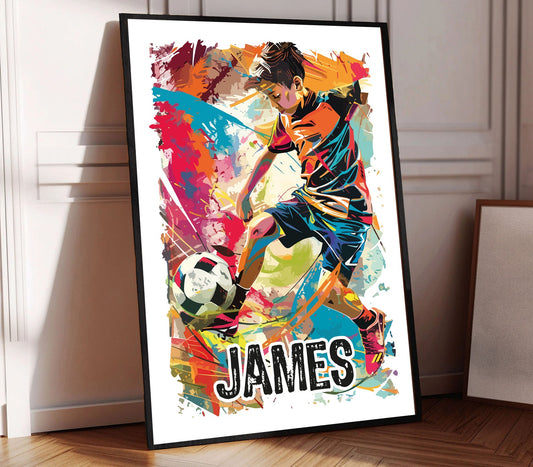 Personalised Football Abstract Art