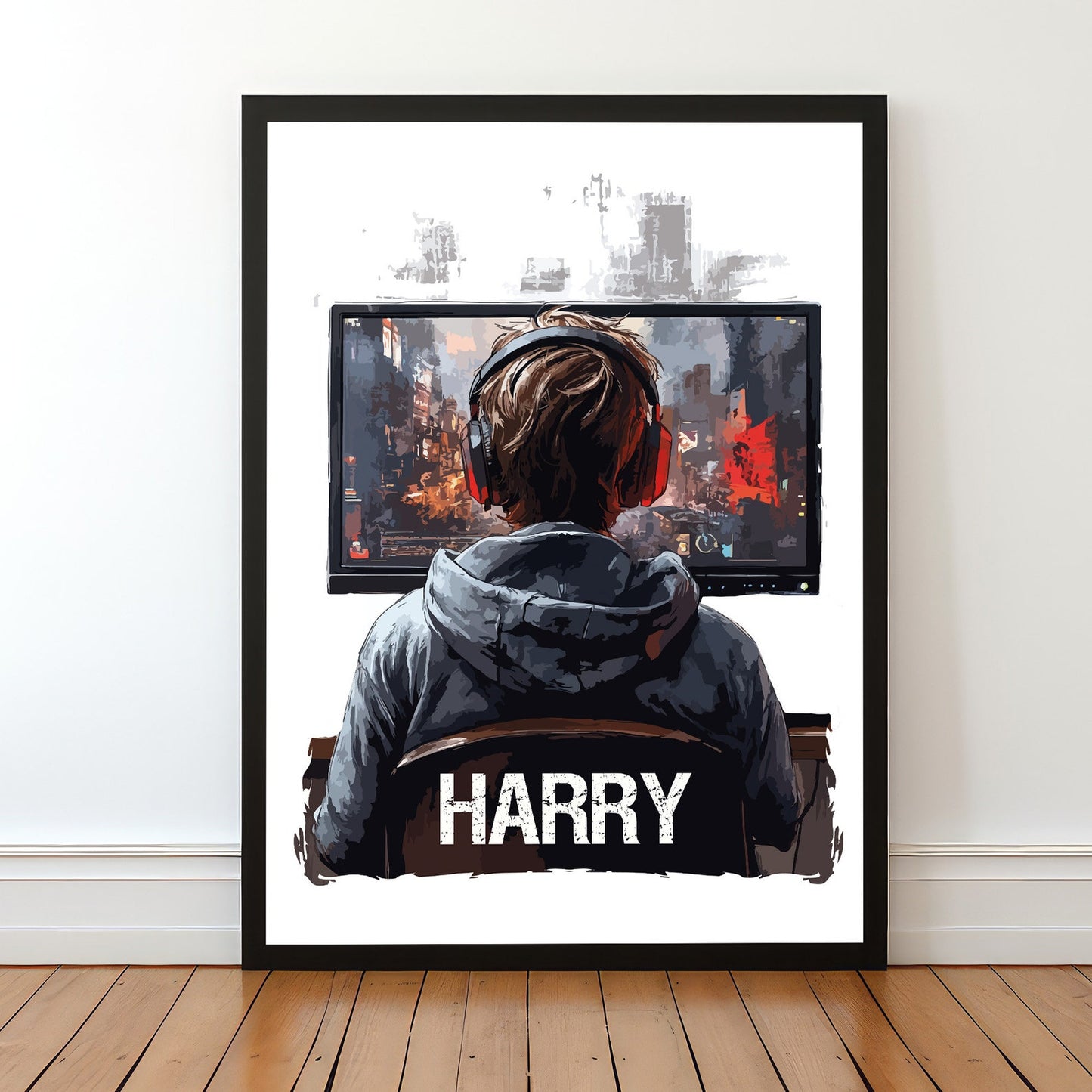 Single Gaming Poster Print