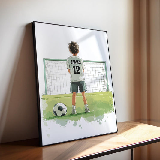 Custom Football Poster of Football Shirt