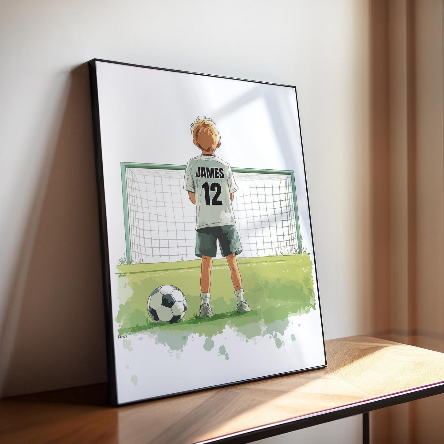 Custom Football Poster of Football Shirt