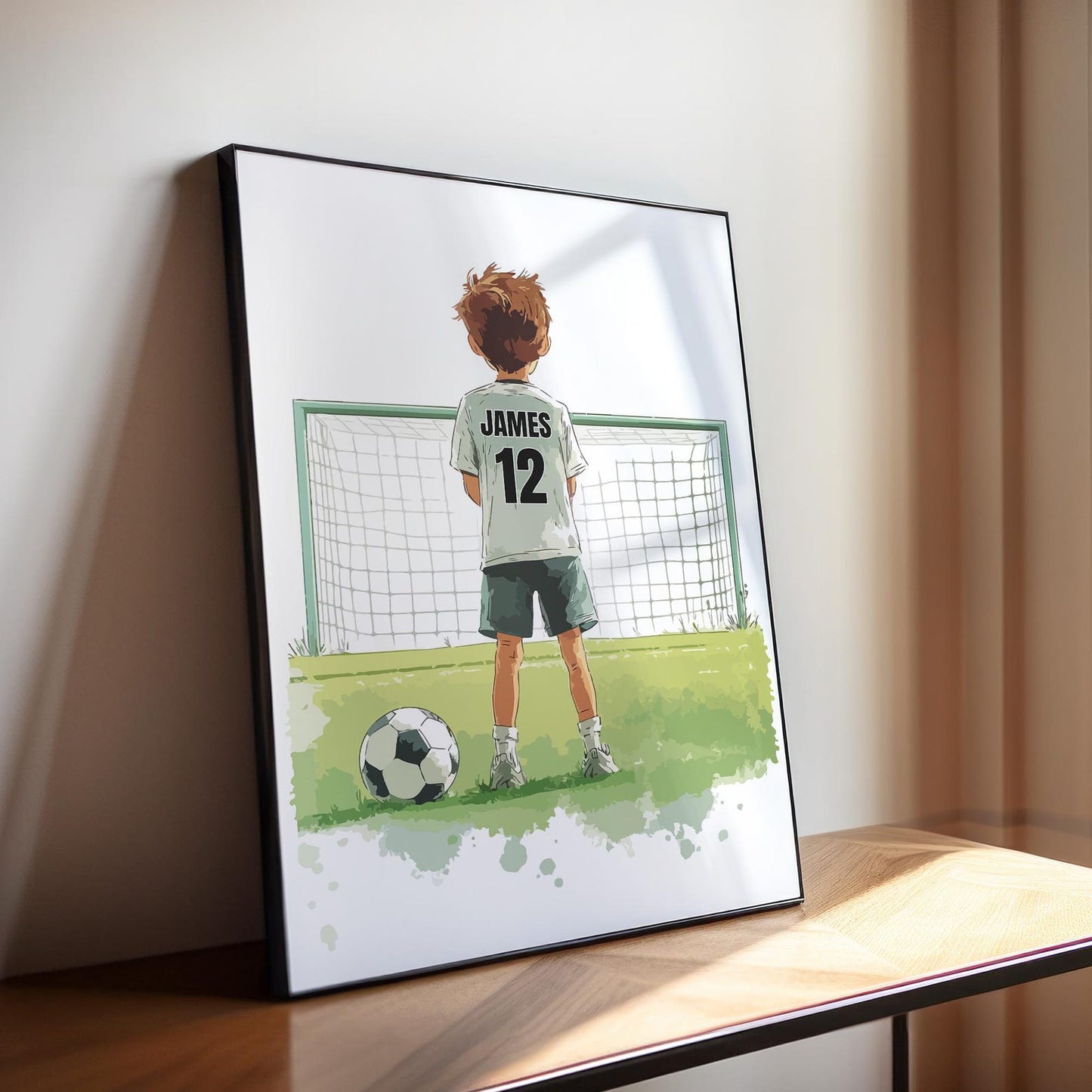 Custom Football Poster of Football Shirt