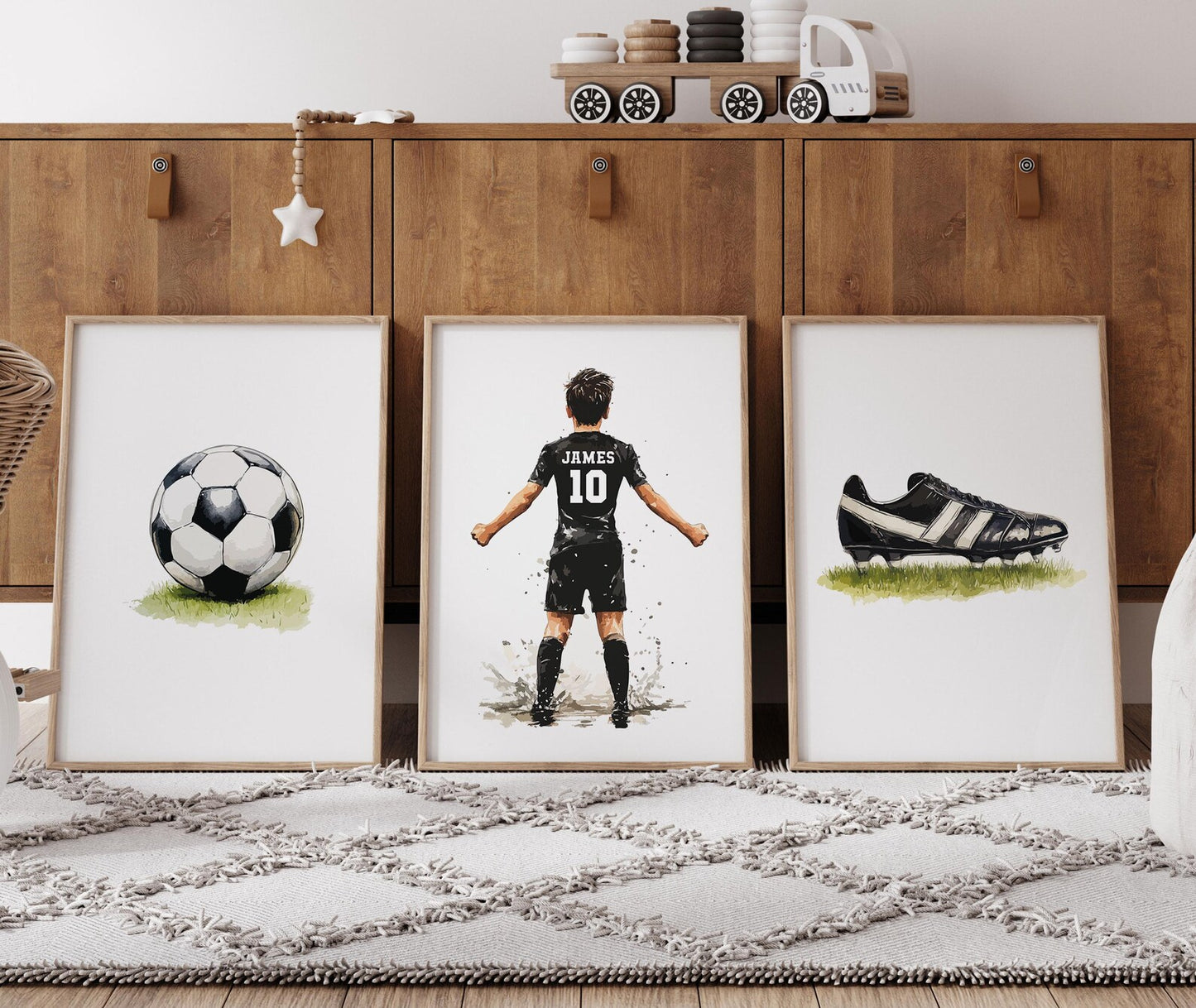 Personalised Football Gift for Boys Bedroom