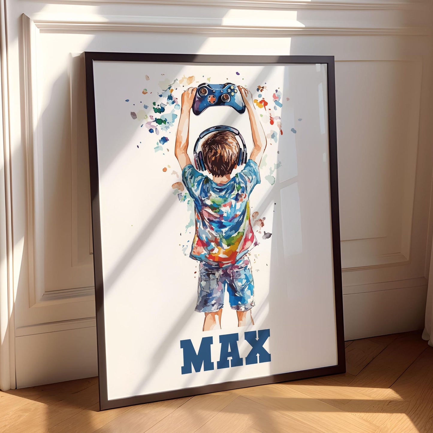 Gaming Wall Art Personalised Print