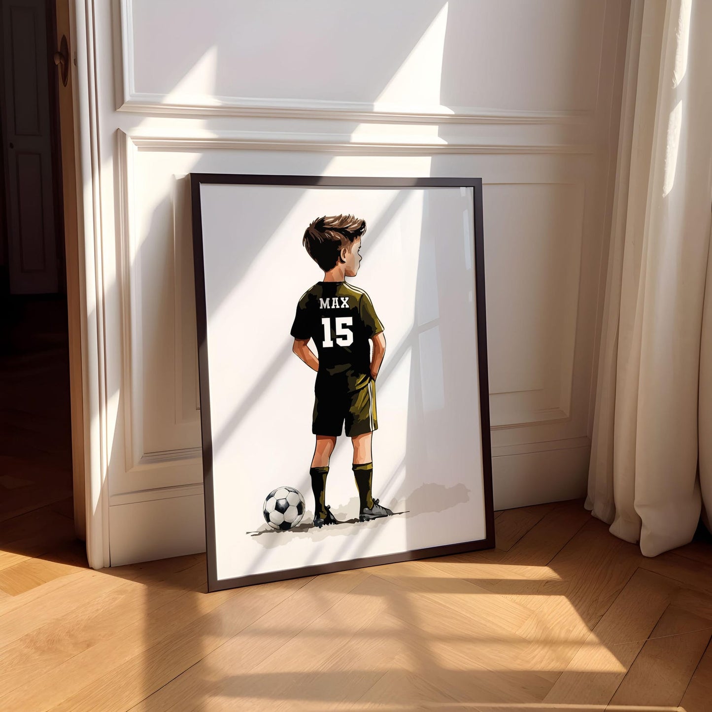 Kid Bedroom Football Decor Print