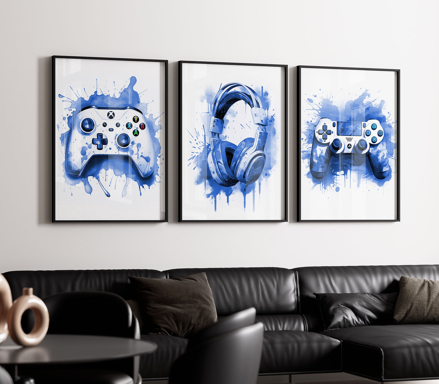 Set of 3 Gaming Prints Gaming Decor, Gamer Wall Art, Teen Room Prints, Boys Bedroom Decor, Gaming Wall Art, Graffiti Wall Video Game Art