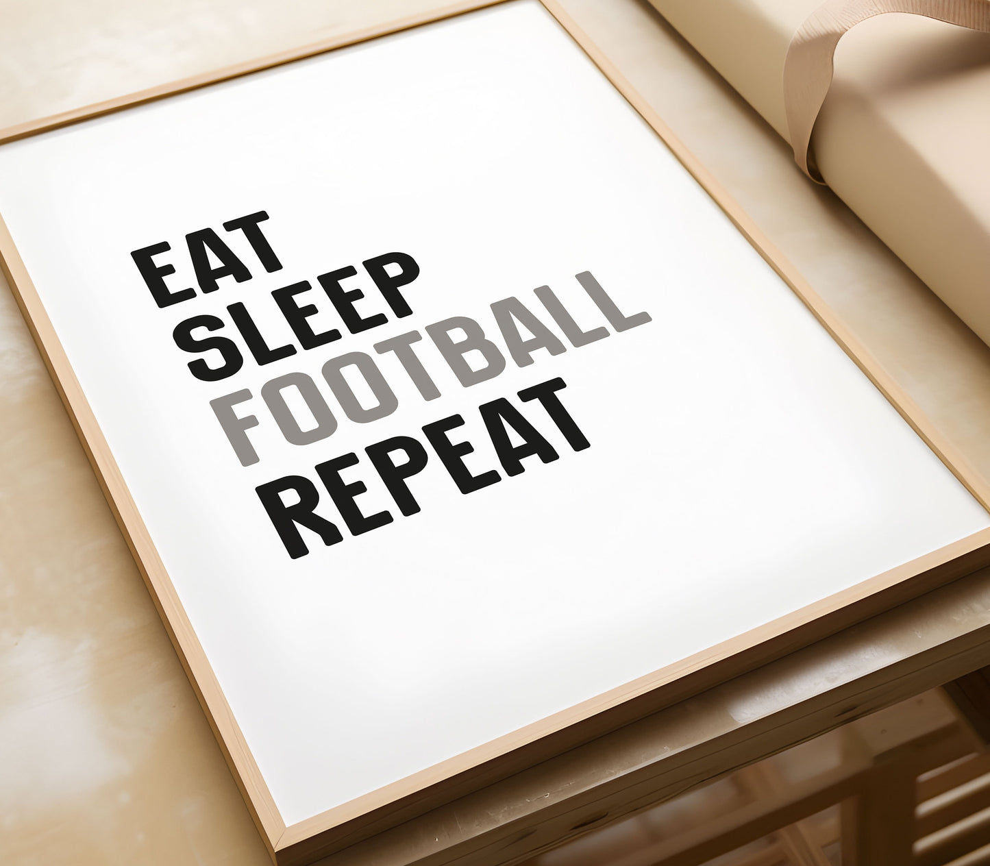 Set of 3 Football Wall Art Prints, Football Prints, Boys Bedroom Decor, Kids Bedroom Football Decor, Teen Room Prints, Gift For Boys Son