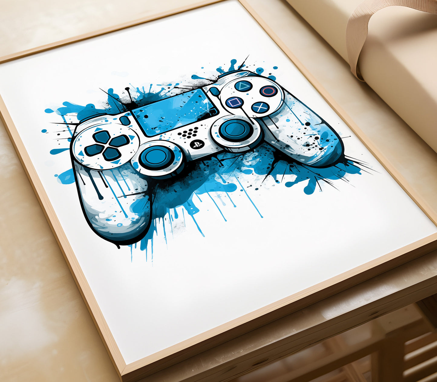 Personalised Gaming Prints Gaming Decor Gamer Wall Art Teen Room Prints, Boys Bedroom Decor, Gaming Wall Art, Games Room Graffiti Wall Art