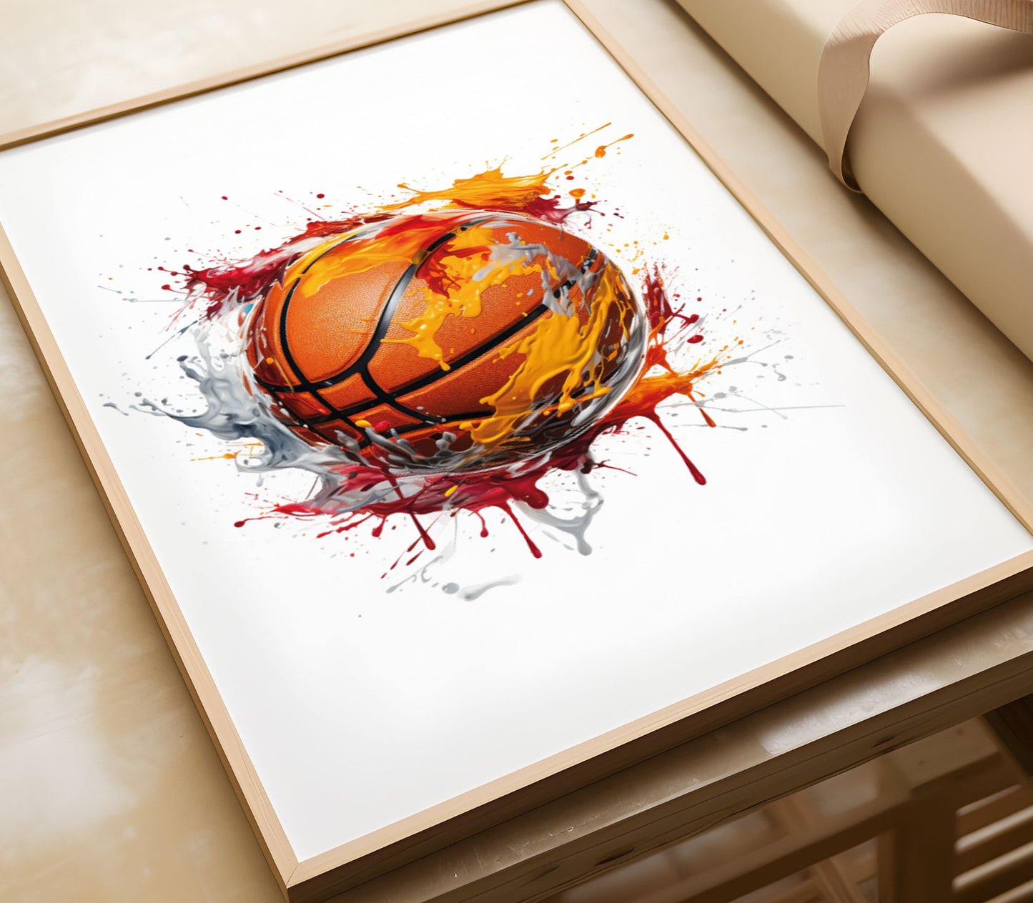 Personalised Basketball Wall Art Prints Personalised Basketball Prints Boys Bedroom Decor, Kid Bedroom Football Decor, Basketball Name Print