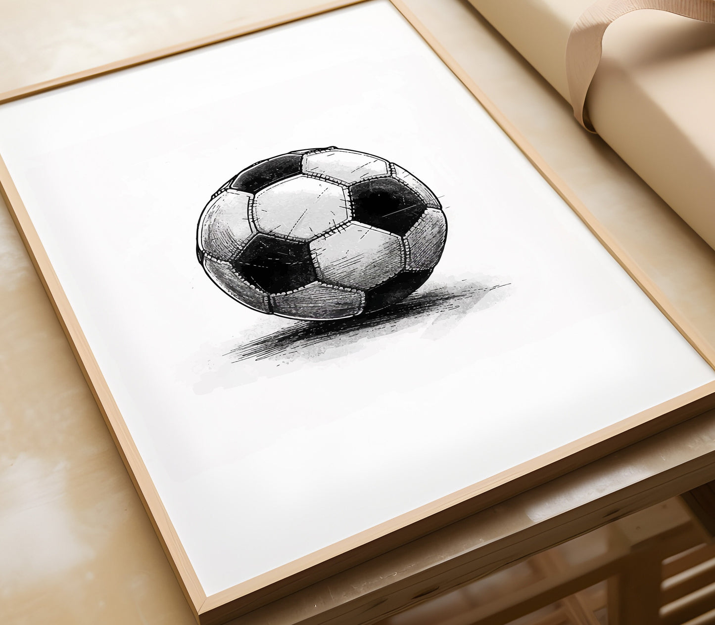 Personalised Football Wall Art Prints, Custom Football Prints, Boys Bedroom Decor, Teen Room Decor, Football Wall Art, Football Poster Gifts